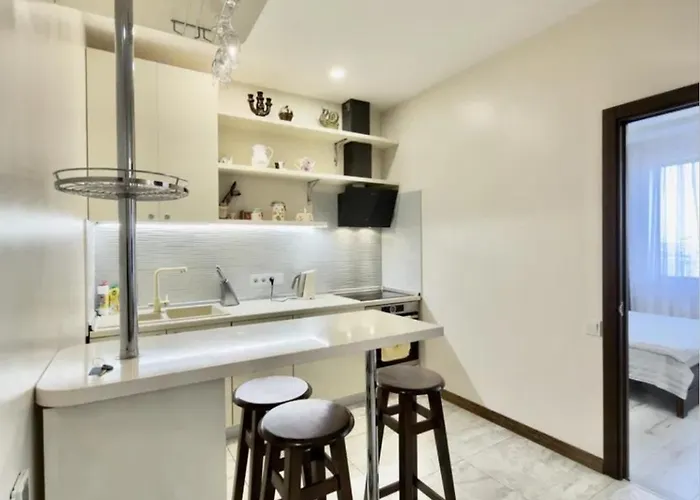 лимнос 21 этаж вид на море в 15 мин аркадия Apartman *